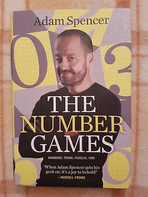 $16 • Buy The Number Games By Adam Spencer Paperback Numbers Trivia Puzzles Fun