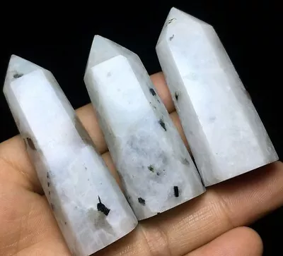 146g 3p Natural Rare White Moonstone Quartz Crystal Healing Reiki Stone B822 • $1.80