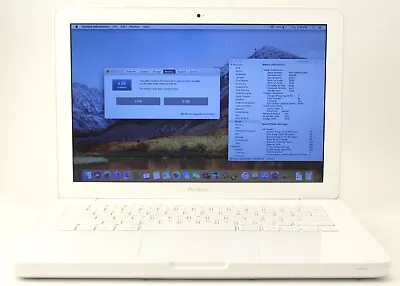 2010 Apple MacBook MC516LL/A 13  2.4GHz Core 2 Duo 250GB HDD 4GB RAM 468502 • $54.95