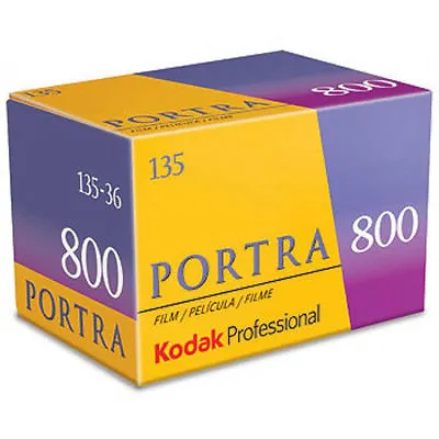 £20.99 • Buy Kodak Professional Portra 800 ASA 35mm Colour Print Film 135-36 Exposure