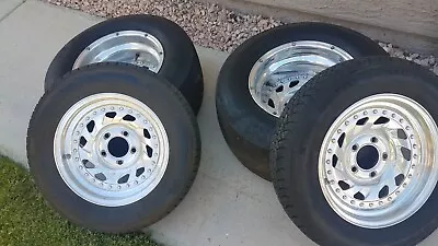 $2500 • Buy VINTAGE CENTERLINE WARRIORS GM Drag Wheels 5 Lug 15x10 MICKEY THOMPSON ALUMINUM