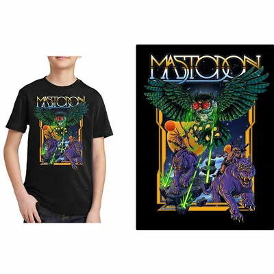 Mastodon Space Owl Official Childrens Tee T-Shirt Boys Kids • $41.79