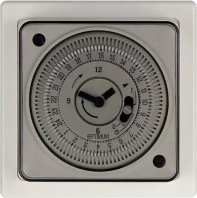 OPTIMUM OP-SBST24V - 24 Hour Mechanical Socket Box Timer Switch  24v DC • £9.95