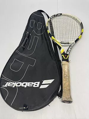 Babolat Original AeroPro Drive + Plus #3 4 3/8 Grip NEED NEW GRIP • $154.85