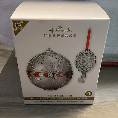 Hallmark Keepsake Ornament 2011 Secret Santa Ball With Key By Tom Best • $20