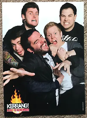 A DAY TO REMEMBER - 2013 Full Page UK Magazine Poster • $4.99