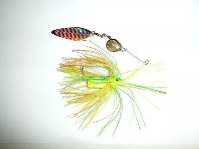 Lunker Lure 3/4 Oz. Rattling Vibration Bass Spinnerbait Lure - Used • $6.99