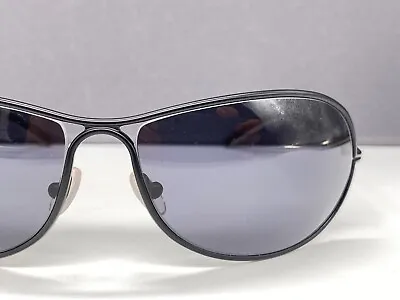 Romeo Gigli Sunglasses Men Woman Black Rg 50801 Wrap Around Biker • $72.84