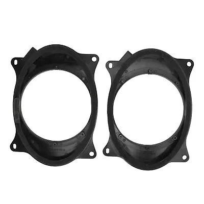 6X9 2pcs 6.5inch Black Door Speaker Adapter Spacer Rings With 2 Wire Harness For • $35.24