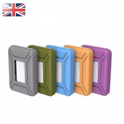 Portable Hard Drive Protector Protective Case Storage Box For 3.5 Inch HDD • £16.74