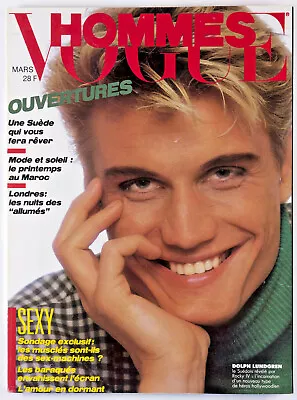 DOLPH LUNDGREN Michel Comte GRACE JONES Bettina Rheims RENE GRUAU Vogue Hommes • $154.14