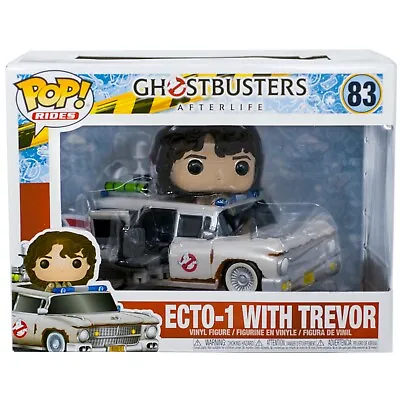 Ghostbusters Afterlife Ecto-1 With Trevor Funko Pop #83 Rides Brand New! • £34.20