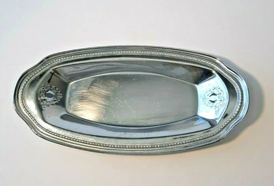 $12.90 • Buy Vintage Krome Kraft Farber Bros Serving Tray New York Oval 13  With Handles