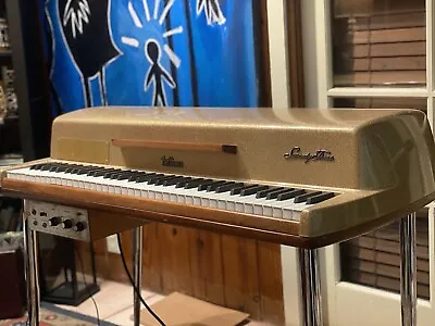 Incredibly Rare 1965 Serial #21 Gold Sparkle Fender Rhodes 73 Student Model • $8750