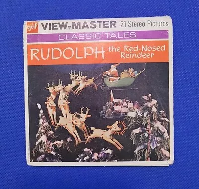 Gaf B870 Rudolph The Red-Nosed Reindeer Classic Tales View-master 3 Reels Packet • $29