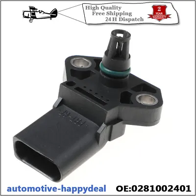 MAP Sensor Turbo Boost 3 Bar For VW AUDI SEAT SKODA 038906051C 0281002401 • $25.37