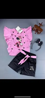 Children Clothes Girl Outfit Set Zara Minnie Mouse • £10.50