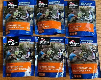 Mountain House Freeze Dried Food Classic Pouches Camp Trail MRE Emergency • $18.40