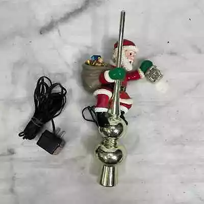 Vintage Mr Christmas Santa Claus Tree Topper 14  1994 Animated  • $48.71