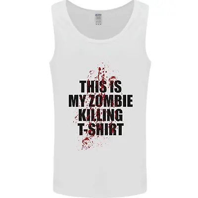 This Is My Zombie Killing Halloween Horror Mens Vest Tank Top • £9.99