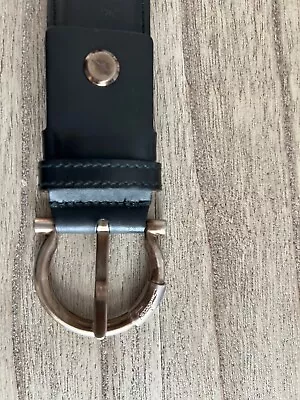 Ferragamo Men's Black Belt • $125