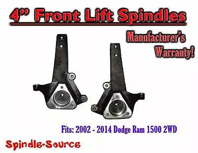 4  LIFT Spindles FOR 2002 - 2018 Dodge Ram 1500 2WD 02-08 09-18 • $372.47