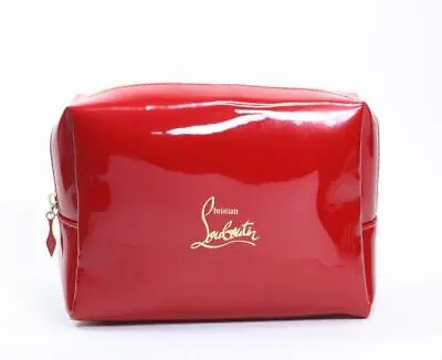 Christian Louboutin Pouch Enamel Red 20×26×14×8cm • $64.24