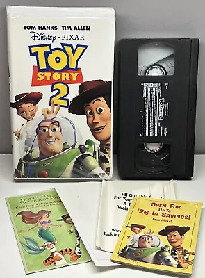 Disney Pixar Toy Story 2 VHS Video Tape Clamshell NEARLY NEW! BUY 2 GET 1 FREE! • $11.99