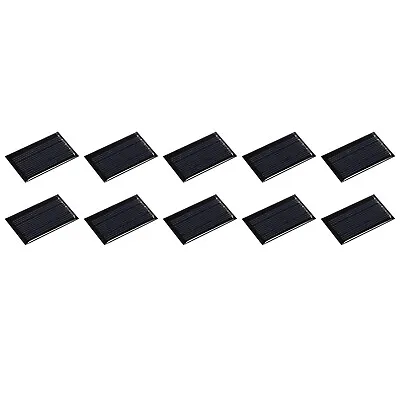 Mini Solar Panel Cell 2V 45mA 0.09W 44mm X 26mm For DIY Project Pack Of 10 • $10.90