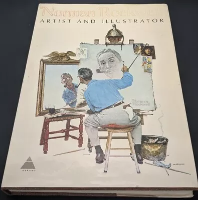 1970 Norman Rockwell Large Coffee Table Book Artist & Illustrator~Art • $56