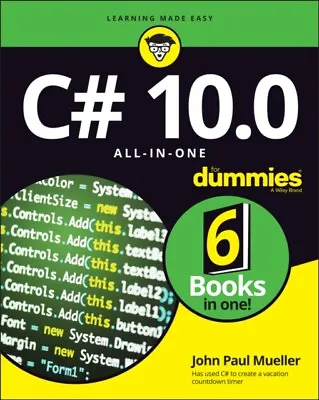  C 10.0 All-in-One For Dummies By John Paul Mueller 9781119839071 NEW Book • $56.70