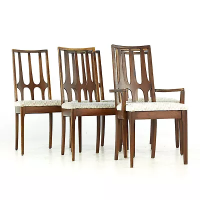 Broyhill Brasilia Mid Century Walnut Dining Chairs - Set Of 6 • $3847