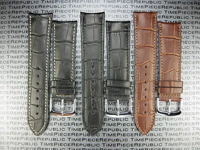$29.50 • Buy 18mm Leather Buckle Strap Curve Edge Thin Pad Band Vacheron Constantin VC II