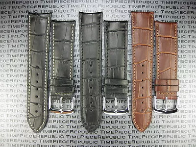 $29.99 • Buy 19mm Leather Buckle Strap Curve Edge Thin Pad Band For Vacheron Constantin VC II