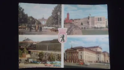 £0.87 • Buy Beautiful Multi-picture Postcard Berlin East GDR Unter Den Linden State Council Opera Gel.1968 B166