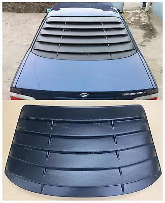 BMW E36 Coupe Rear Window Louver Gills Sun Shade Cover Deflector Abs Plastic • $300