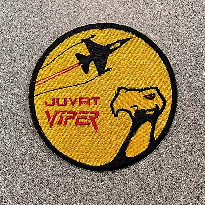 USAF 80th Fighter Squadron FS F-16 Viper Driver Swirl Air Force Patch • $9.99