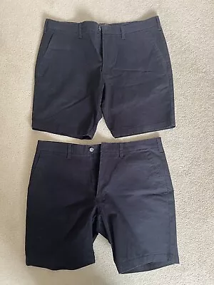 M&S Set Of 2 Men’s Black Chino Shorts - 36S • £3.99