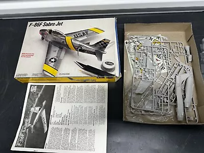 Testors Fujimi  F-86F Sabre Jet Plastic Model Kit 344 1/72 • $29.99