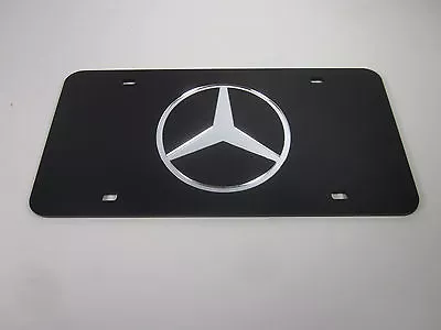 Mercedes-Benz Acrlic Mirror License Plate Auto Tag Nice • $31.99