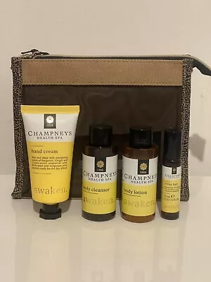 Champneys Awaken Gift Set - Brand New - Nude Brown  Bag Included - Lovely Scent • £7