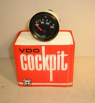 VDO Cockpit TEMP GAUGE 12V J231002317A - NOS • $65