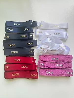 Christian Dior 14 Of Assorted Gift Ribbon Pre-owned • $40