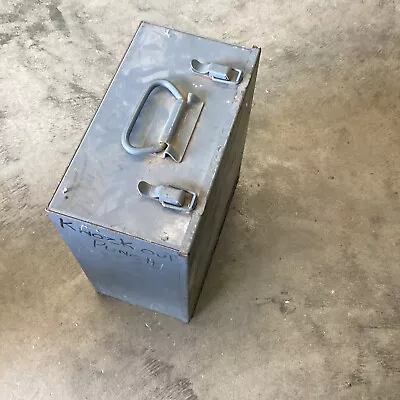 12” X 12” X 6” Steel Tool Storage Box  • $40