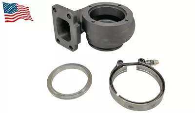 $219 • Buy .63 A/R T3 Turbine Housing For Borg Warner S300 SX-E + V Band Kit