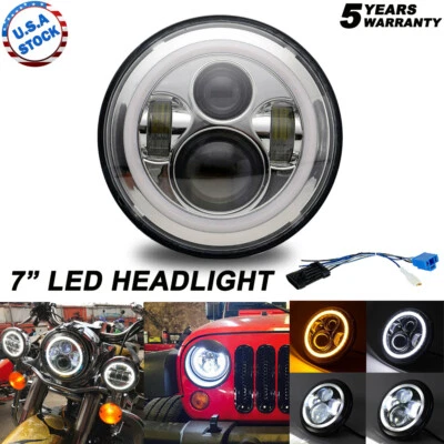 $29.99 • Buy 7 Inch LED Headlight For Yamaha V-Star XVS 650 950 1100 Classic Stryker