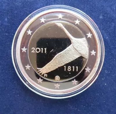 Finland 2 Euro 2011 - 200 Years Finnish National Bank Polished Plate PP Proof • $1.07