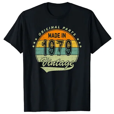 Made In 1979 T-shirt Mens Vintage T Shirts 45 Years Old Gift Birthday Tee • $20.99