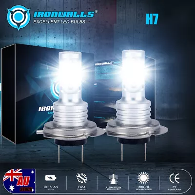 2X H7 LED Headlight Bulbs Globes For Holden Captiva CG SUV 2.0 TD AWD 2007-2011 • $28.99