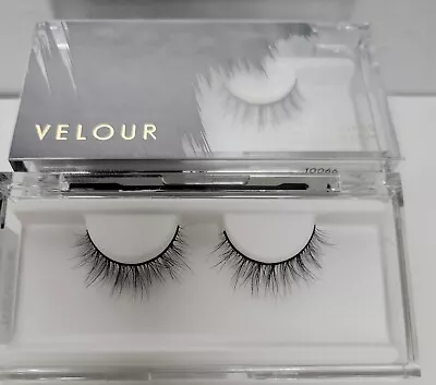 2 Pair New Velour Reusable Mink Eyelashes 25 Uses Keepin It Real Cruelty Free • $15.75